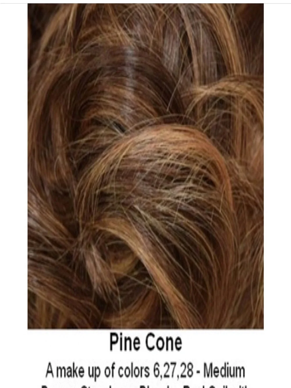Wig pro Remy human hair  wig  mono top Adele pre owned brown red copper